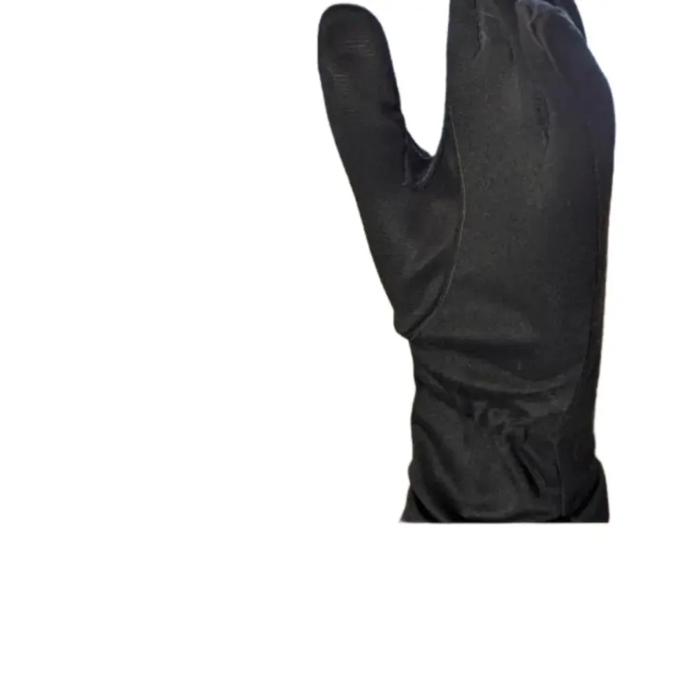 🖤 Gloves black sears roebuck's size 6.5 vintage small long elastic wrist